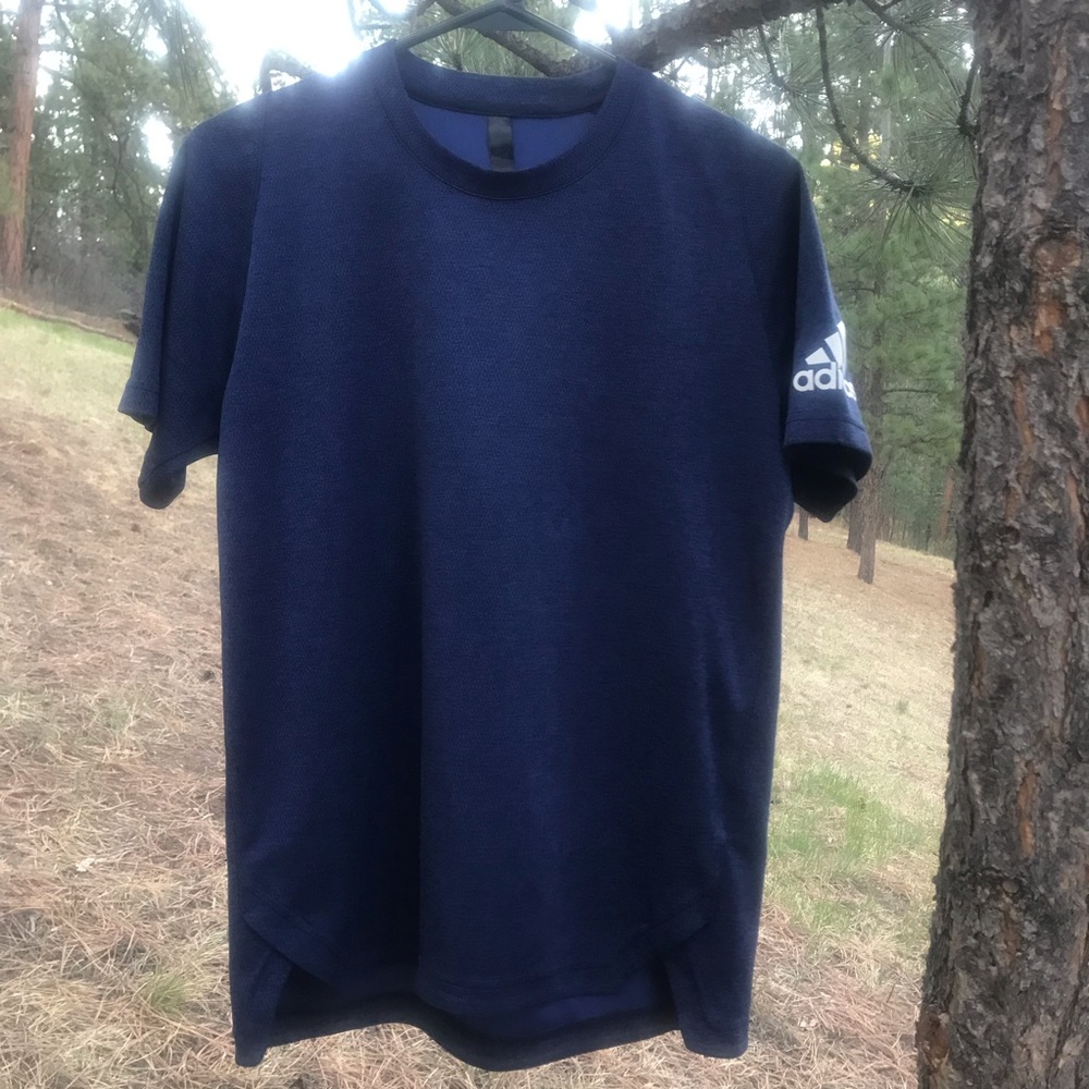 Adidas Men’s Navy Short-Sleeve Athletic Tee